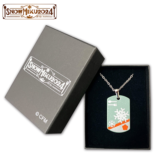 SNOW MIKU2024 蒔絵タグプレートネックレス
