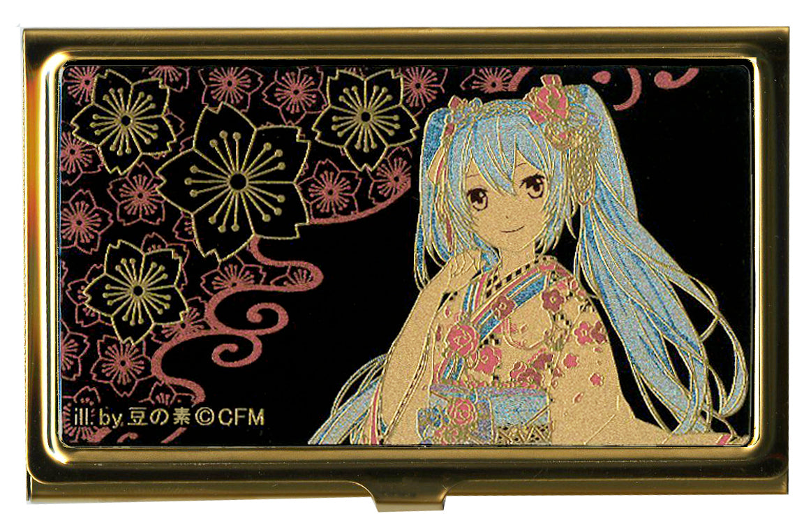 マジカルミライ2018 蒔絵ゴールドカードケース