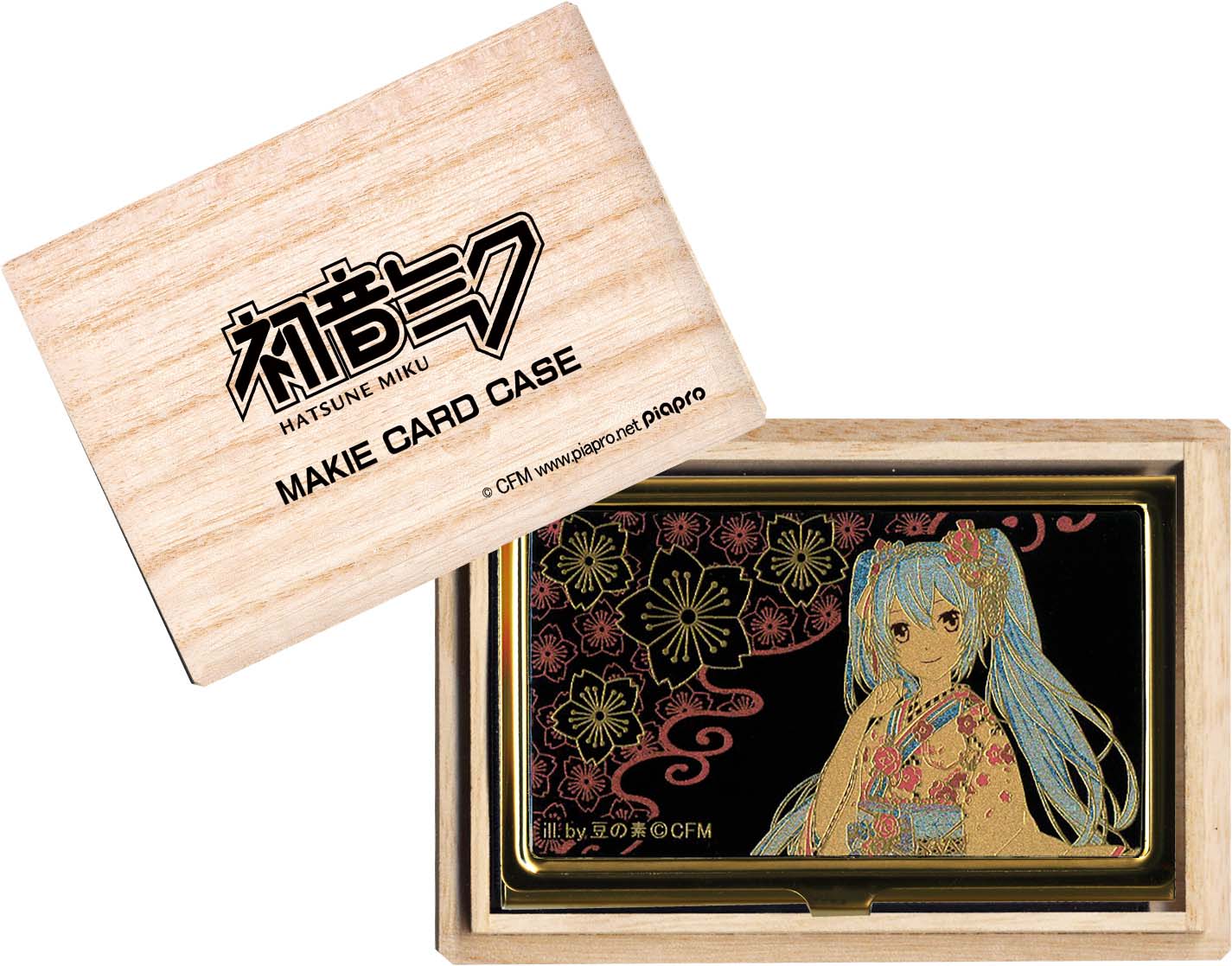 マジカルミライ2018 蒔絵ゴールドカードケース