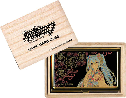 マジカルミライ2018 蒔絵ゴールドカードケース