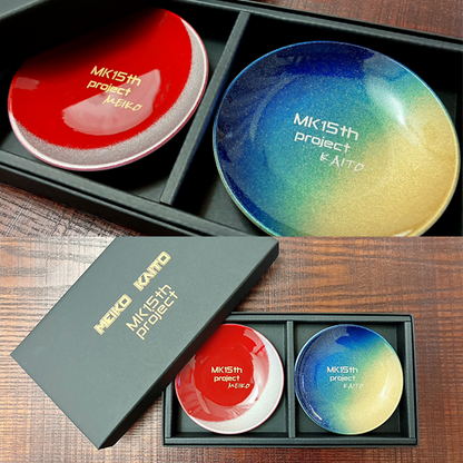 MK15th project　蒔絵豆皿　２枚セット