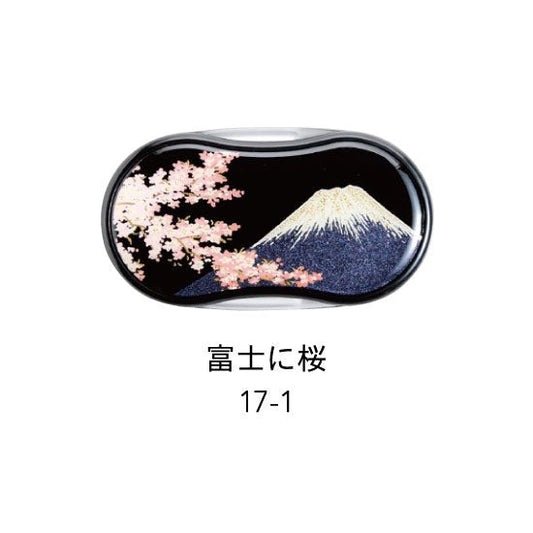17-1 蒔絵LEDルーペ 桐箱入り 富士に桜