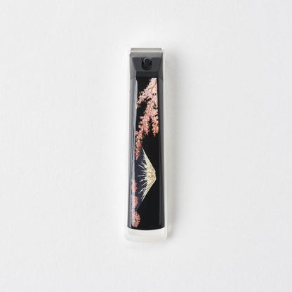 19-1 蒔絵爪切り 一般サイズ 富士に桜