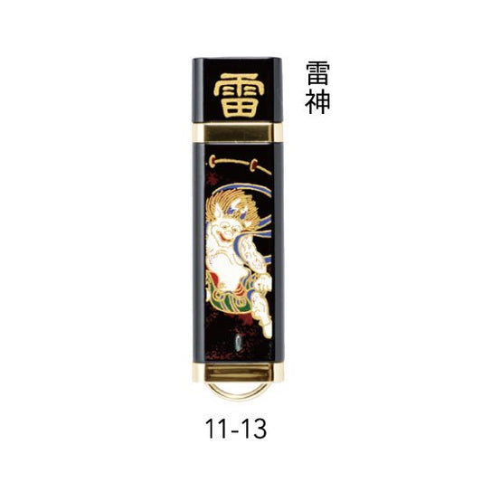 11-13 蒔絵USBフラッシュメモリ・雷神