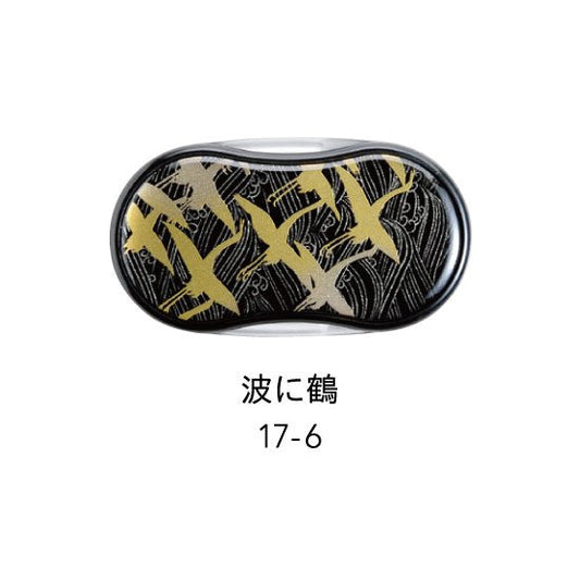 17-6 蒔絵LEDルーペ 桐箱入り 波に鶴