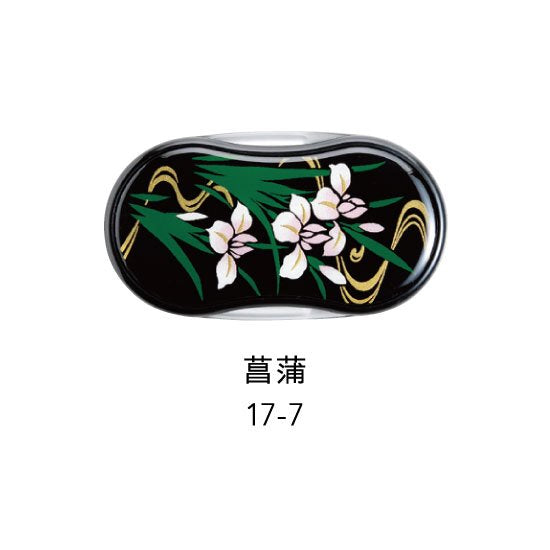 17-7 蒔絵LEDルーペ 桐箱入り 菖蒲