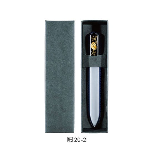 20-2 ブラジェク製高級蒔絵爪ヤスリ 紙箱入り ふくろう