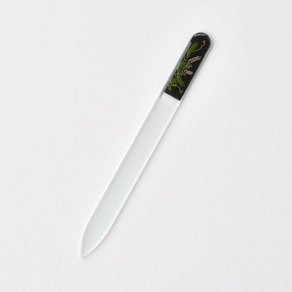 20-26 ブラジェク製高級蒔絵爪ヤスリ OPP包装 四月・藤