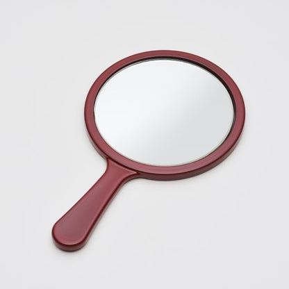 20-37 蒔絵手鏡・舞妓（朱）