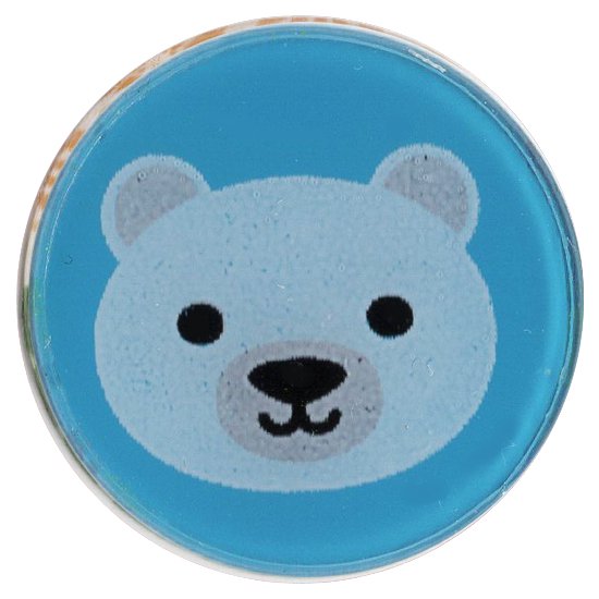 蒔絵マスクチャーム「WAKUPITA(わくぴた）」 単品 白くま