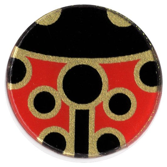 蒔絵マスクチャーム「WAKUPITA(わくぴた）」 単品 てんとう虫