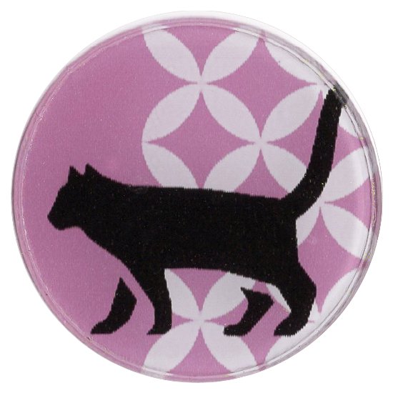 蒔絵マスクチャーム「WAKUPITA(わくぴた）」 単品 七宝・猫