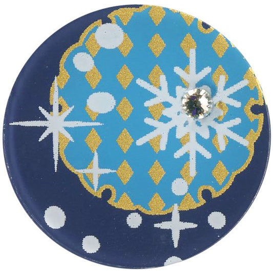 蒔絵マスクチャーム「WAKUPITA(わくぴた）」  　雪輪