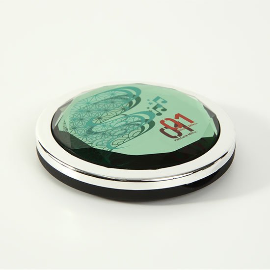 蒔絵×初音ミク 蒔絵クリアコンパクトミラー(グリーン)