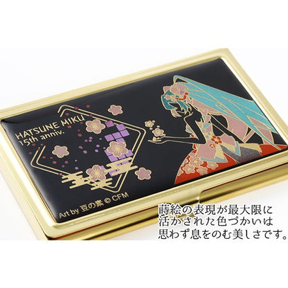 蒔絵カードケース 初音ミク 15th Anniversary.