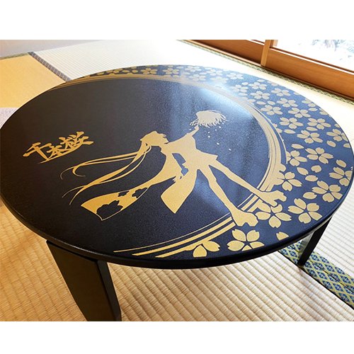 千本桜×蒔絵ちゃぶ台 ※お届けは2023年3月上旬予定