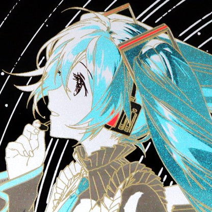 初音ミク Happy 16th Birthday　蒔絵掛け時計-MAKIE WALL CLOCK-