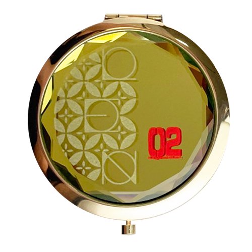 【鏡音】蒔絵クリアコンパクトミラー